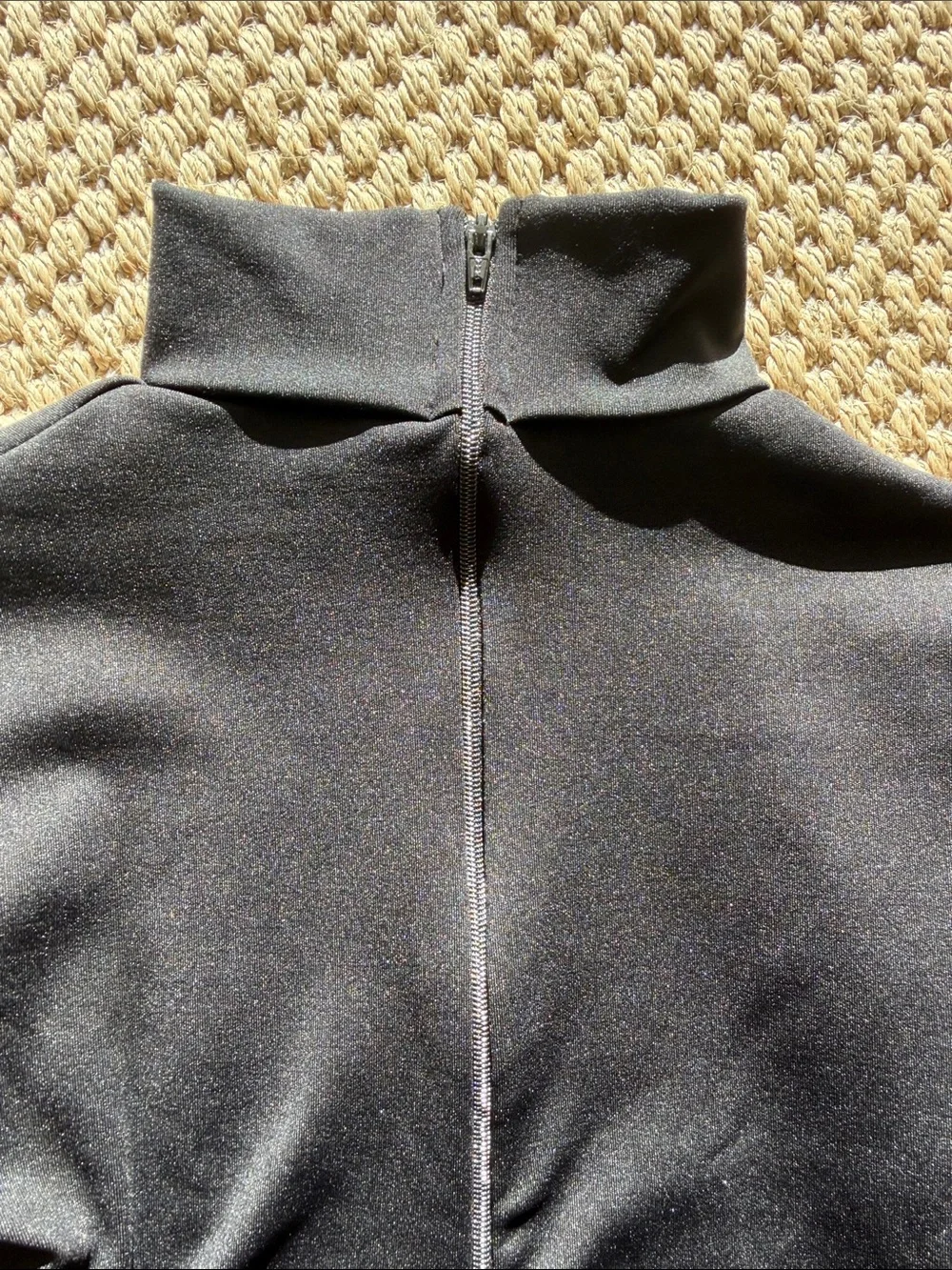 Black Turtleneck Long-Sleeve Kids One-Piece Ballet Leotard size child medium